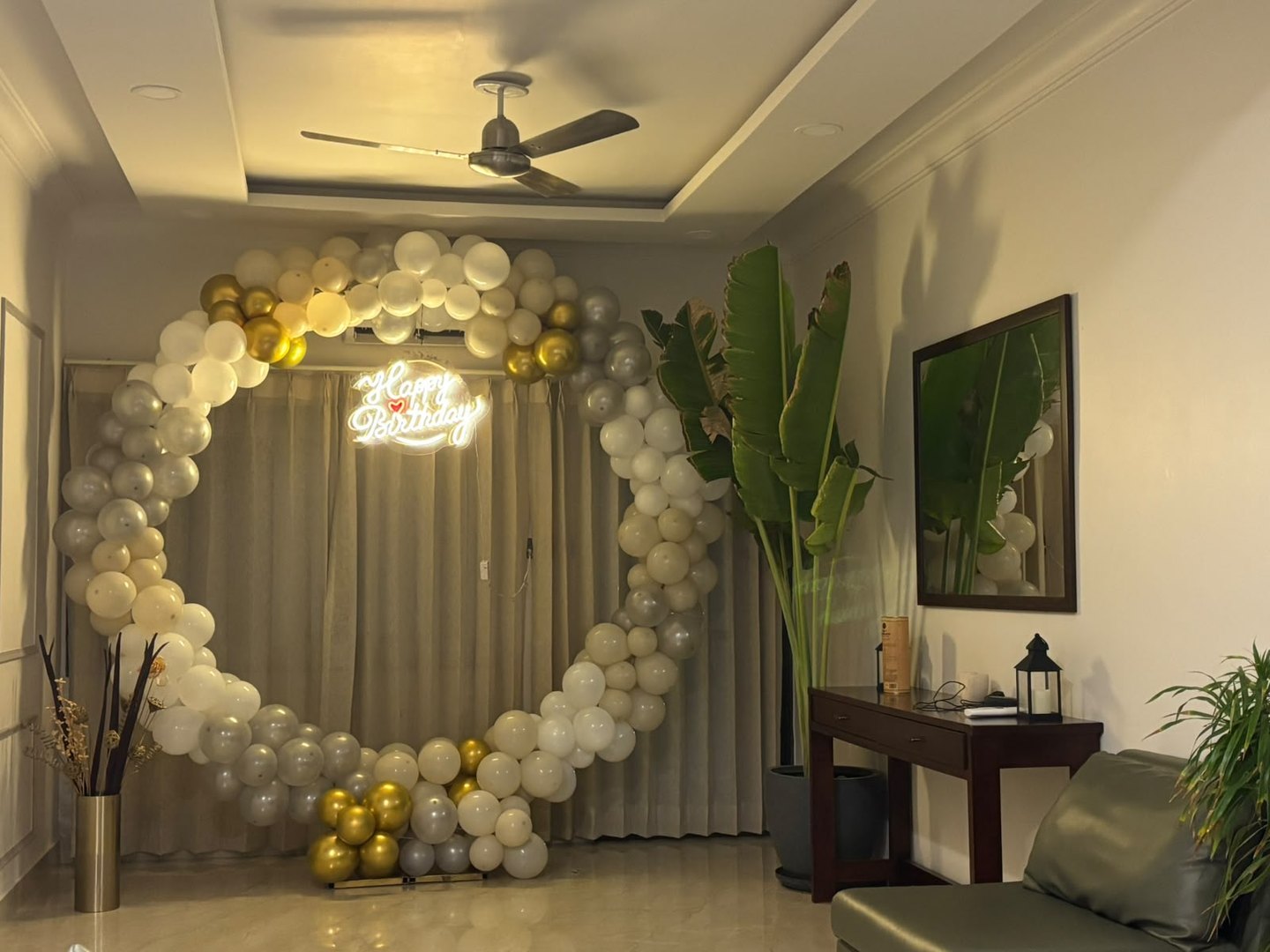 Set up for a celebration at Casa Idana, Udaipur